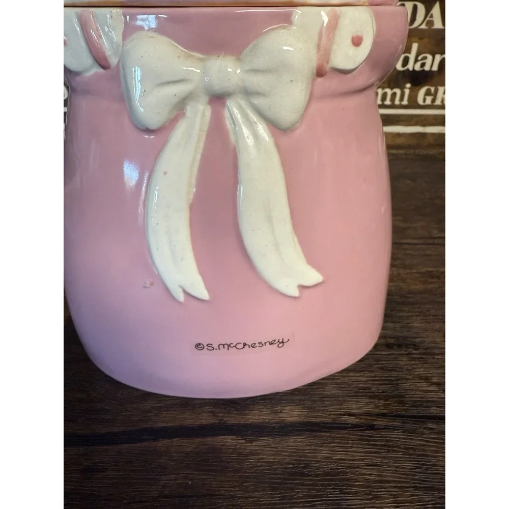 Vintage Momma Bear with Apron Biscuit/Cookie Jar Japan‎ Rare Cookie Jar